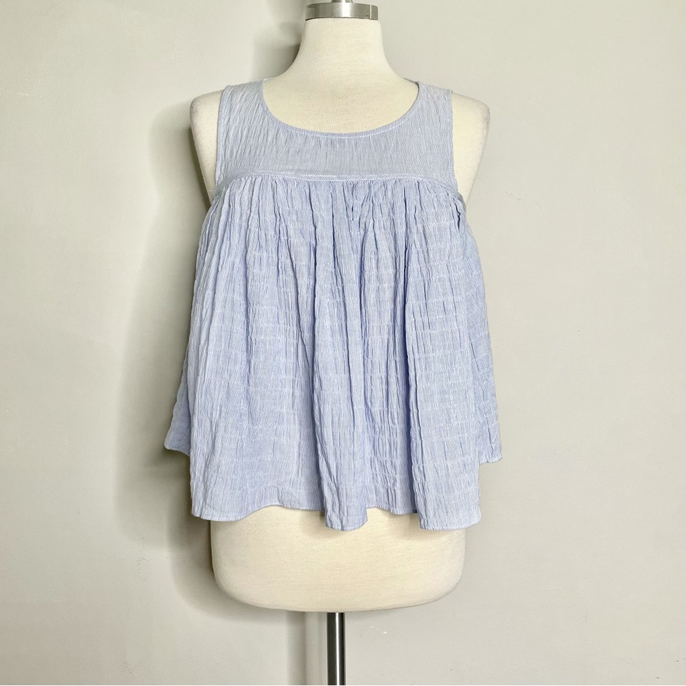 BCBGENERATION Striped Babydoll Tank